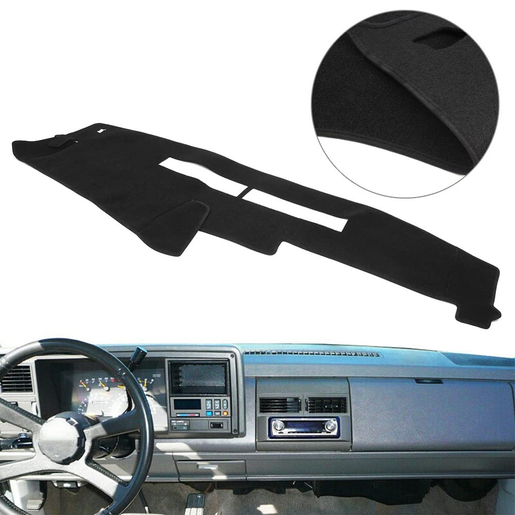 Guida A Sinistra Auto Dash Zerbino per Silverado C1500 C2500 C3500 K1500 K2500 K3500 1988-1994 Cruscotto Copertura Dashmat Tappetino Cruscotto Anti Scivolamento