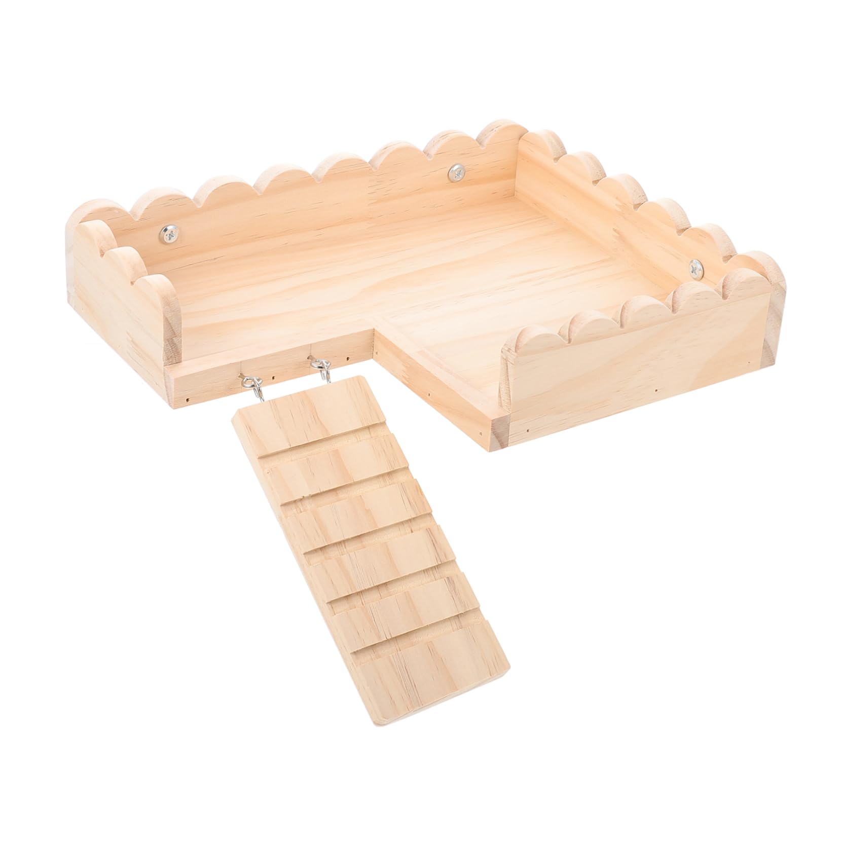 INOOMP Hámster De Juguete Plataforma para Hámster Juguete De Madera Conejillo De Indias Tablero Hámster Tablero Plataforma De Madera para Mascotas Plataforma De Madera para Hámster