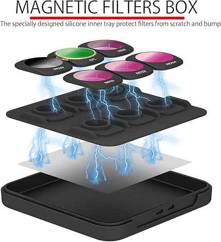 Miniatura 7 de Bolsillo 3 ND Filtros Set para DJI Osmo Pocket 3 Accesorios Cámara Cámara Lente Filtro ND MCUV ND-PL CPL