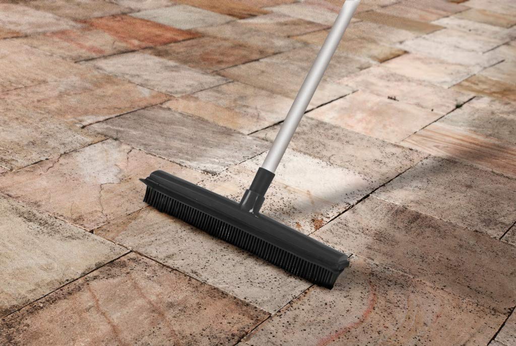 SupaHome Rubber Broom with Extending Handle