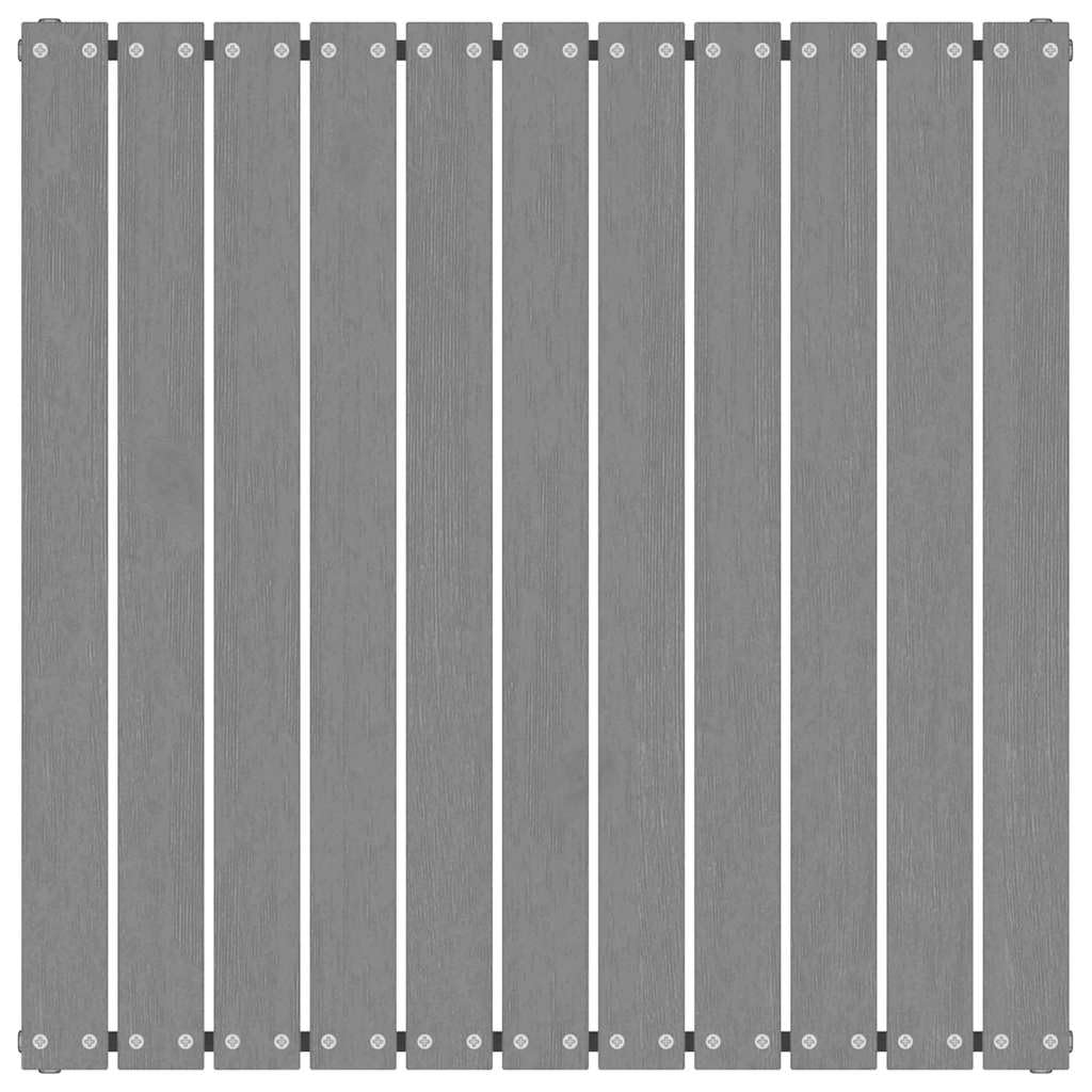 vidaXL Repose-Pied de Jardin avec Coussin Tabouret de Patio Repose-Pied de Terrasse Meuble d'Extérieur Meuble de Jardin Gris Bois de Pn Massif