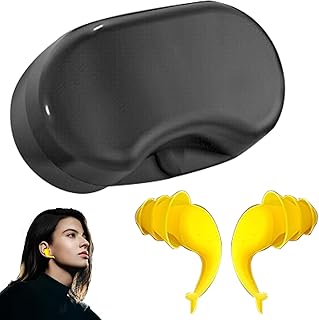 睡眠用の耳栓,3層構造の柔らかく再利用可能なシリコン製で快適なフィッシュテール型デザインのイヤーピース - 防音睡眠用イヤープラグ,いびき コンサート 旅行 自宅 飛行機 仕事 工事 音楽フェスト向け