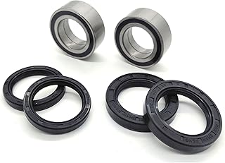 Mengbo Front Wheel Bearings and Seals Kits Replacement for Hon-da 2000-2006 Rancher 350 TRX350FE TRX350FM 2004-2007 Rancher TRX400FA TRX400FGA 4x4 Only 91051-HC5-003 91256-HC5-003