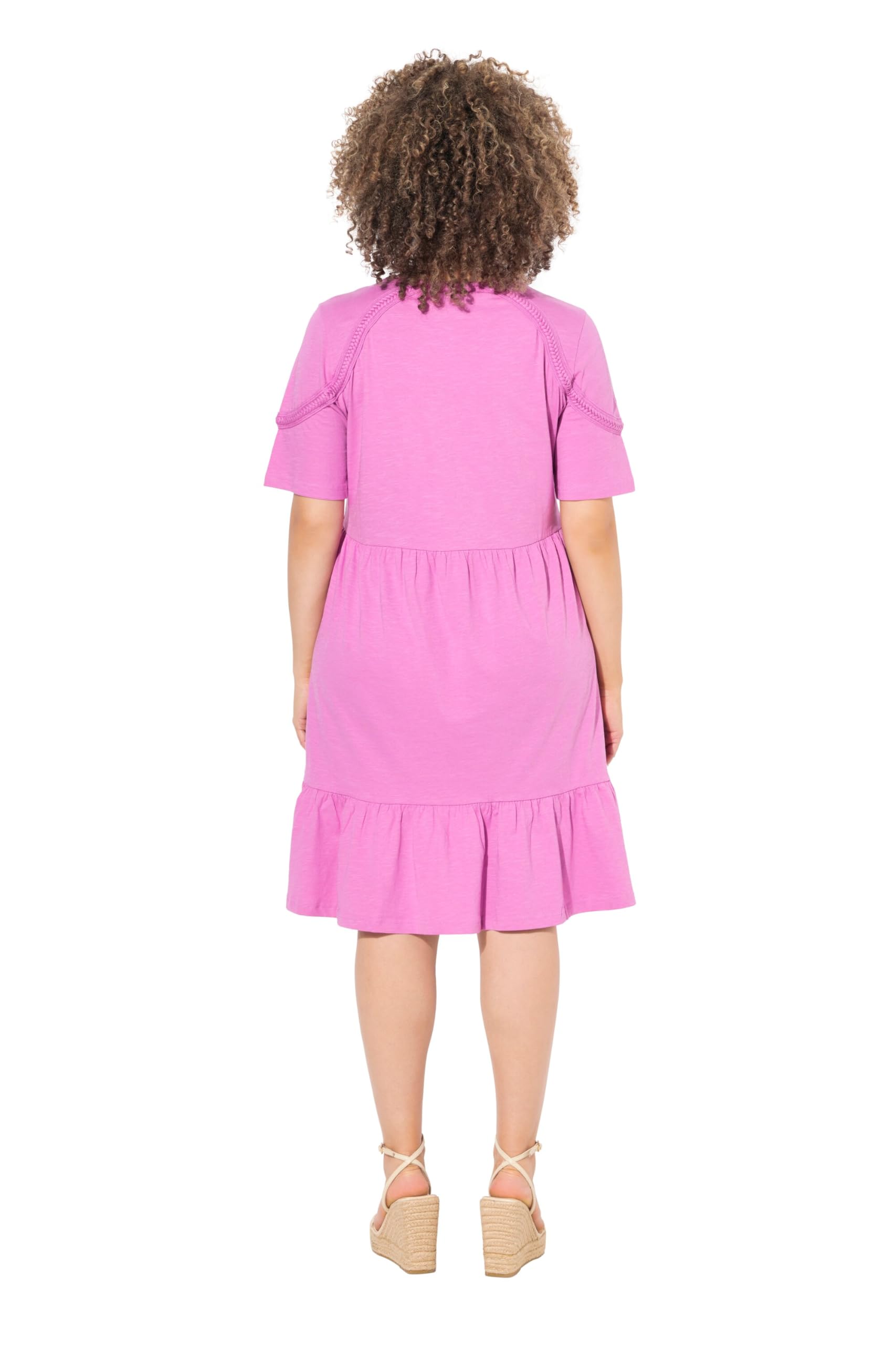 Ulla Popken Mujer Vestido de Punto Jersey