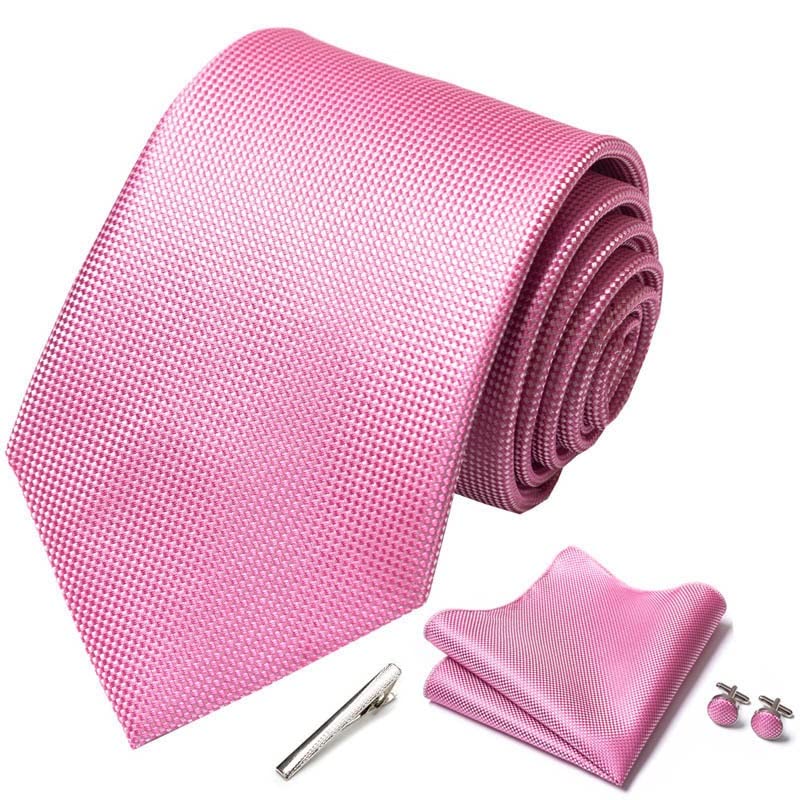 Set de corbata en caja para hombre accesorios de boda miniatura 3