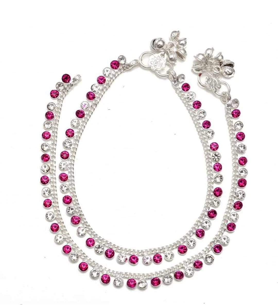YUVAAN CRYSTAL Plated Baby Girl Aklets Baccha Payal for Kids Children Baby Girls (1-3years) (B093SWK1JZ) Amazon Price History, Amazon Price Tracker