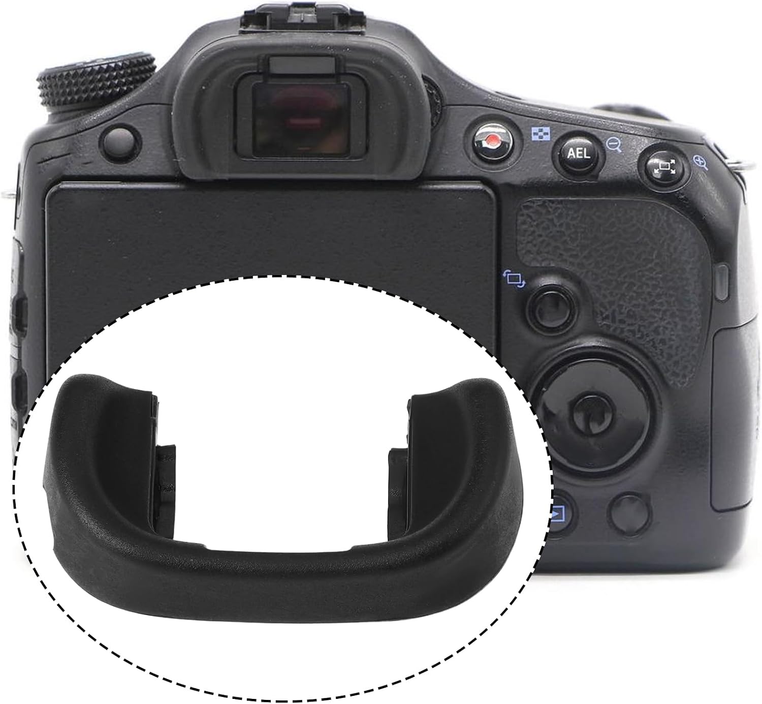 2pcs Digital Camera Plastic Eyecup Compatible with Sony Alpha ILCA-77M2 ILCA-77M2M