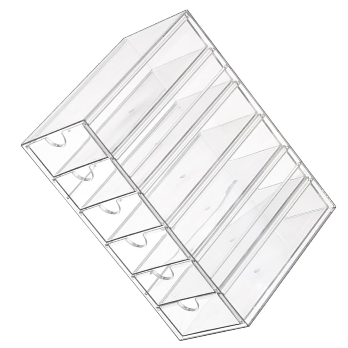 Boîte de rangement transparente et organisateur de bureau polyvalent multi-usage