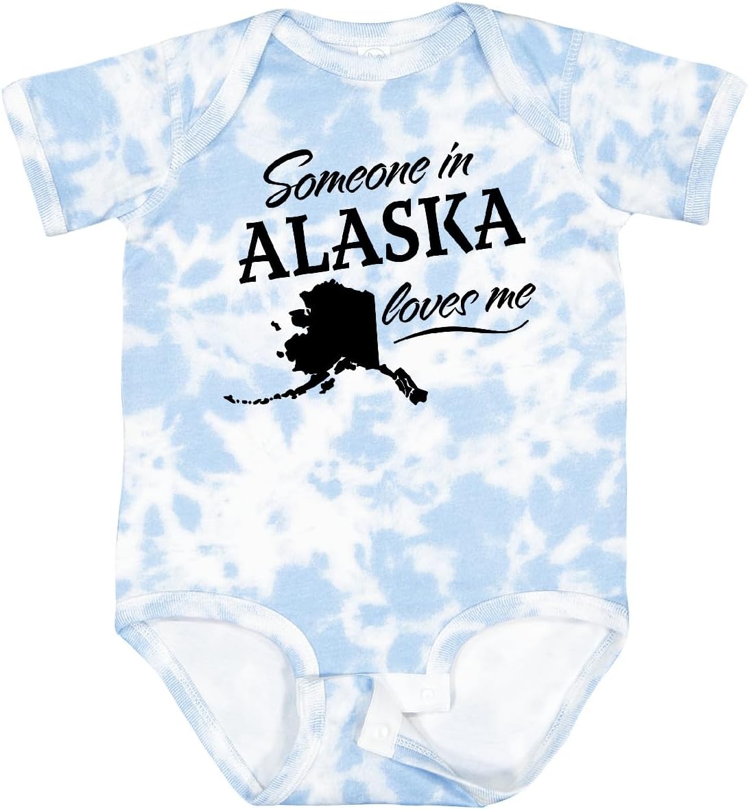 inktastic Someone in Alaska Loves Me Baby Bodysuit
