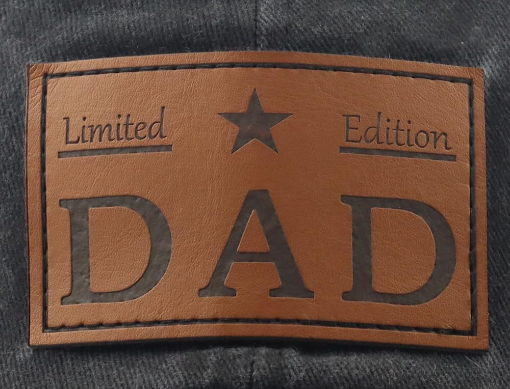 Xpayzere Limited Edition Dad Hat for Men, Adjustable Leather Patch Cotton Baseball Cap image 3