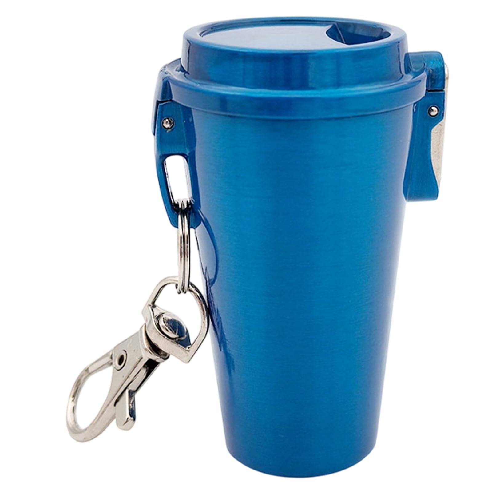 WEILWH Premium Metal Ashtray Featuring Leak Proof Seal for Outdoor Activities Ashtray with Keychain Hiking