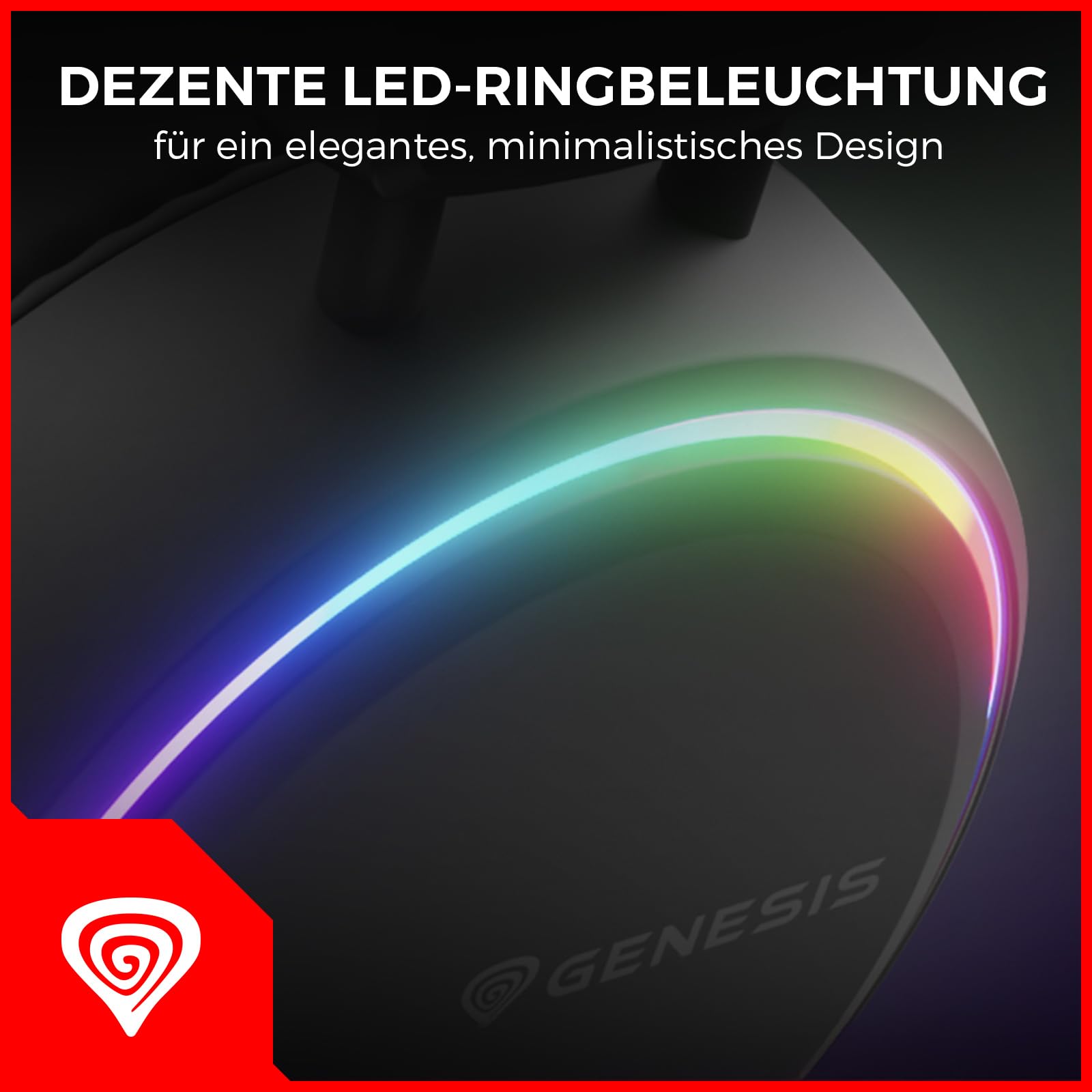 Genesis AURICULARES GAMING NEON 613 G2 2.0 RGB NEGRO