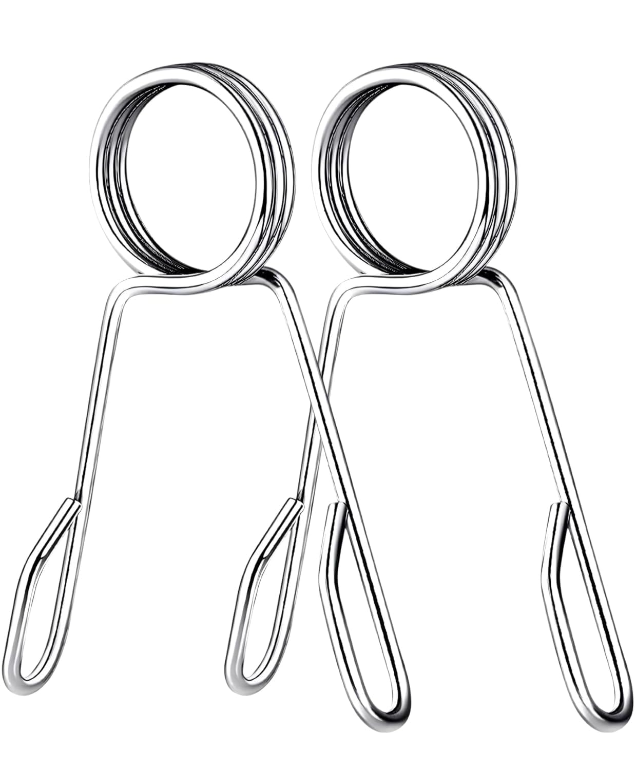 Olympic Spring Collar Lock 28 mm for Barbell & Dumbbell Rods | Heavy Duty Gym Clamp Pair | Secure Non-Slip Weight Plate Lock for Weightlifting Strength Training Home Gym Pack of 2 Pics-image-24