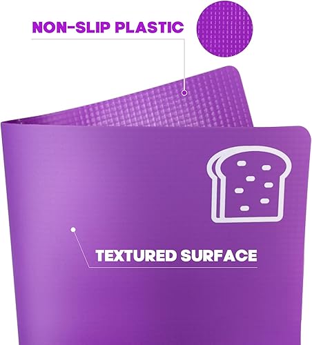 Miniatura 4 de 5 tablas de cortar flexibles, tablas de cortar de plástico sin BPA para cocina, alfombrilla de corte antideslizante para carne y verduras