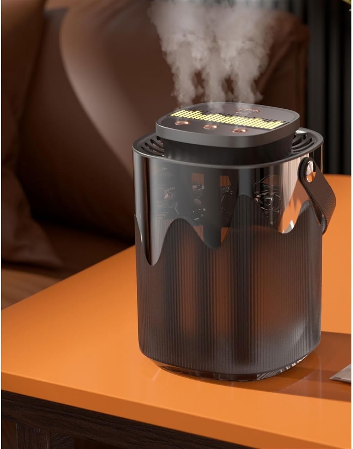 Per uso domestico Umidificatori Umidificatore da Tavolo Spruzzatore Muto for Uso Domestico Umidificatore di Grande Capacità da 3 Litri, Umidificatori con Spegnimento Automatico for Camera da Letto