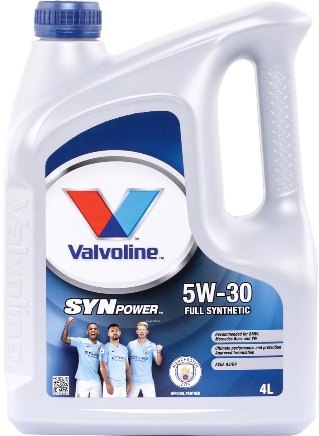 Valvoline Olio motore SynPower 5W-30 Olio sintetico 100% 4 L Compatibilità con RENAULT Clio 3 Hatchback BR0/1, CR0/1 Clio 2 BB0/1/2, CB0/1/2 Clio 4 Hatchback BH, VW Polo Hatchback 6R1, 6C1