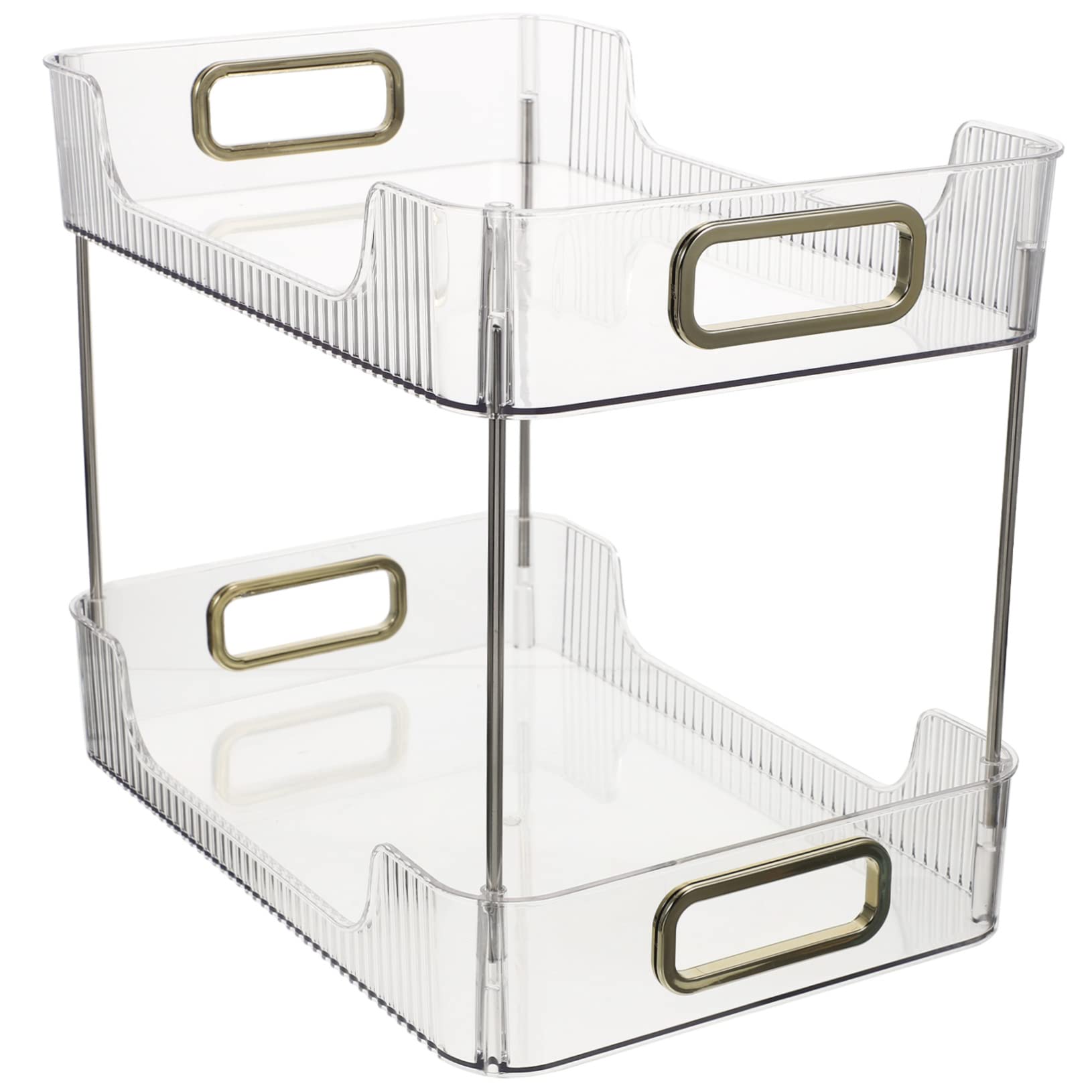 DECHOUS Bathroom Accessories Organizer 2-Tier Makeup Shelf Vanity Storage Rack
