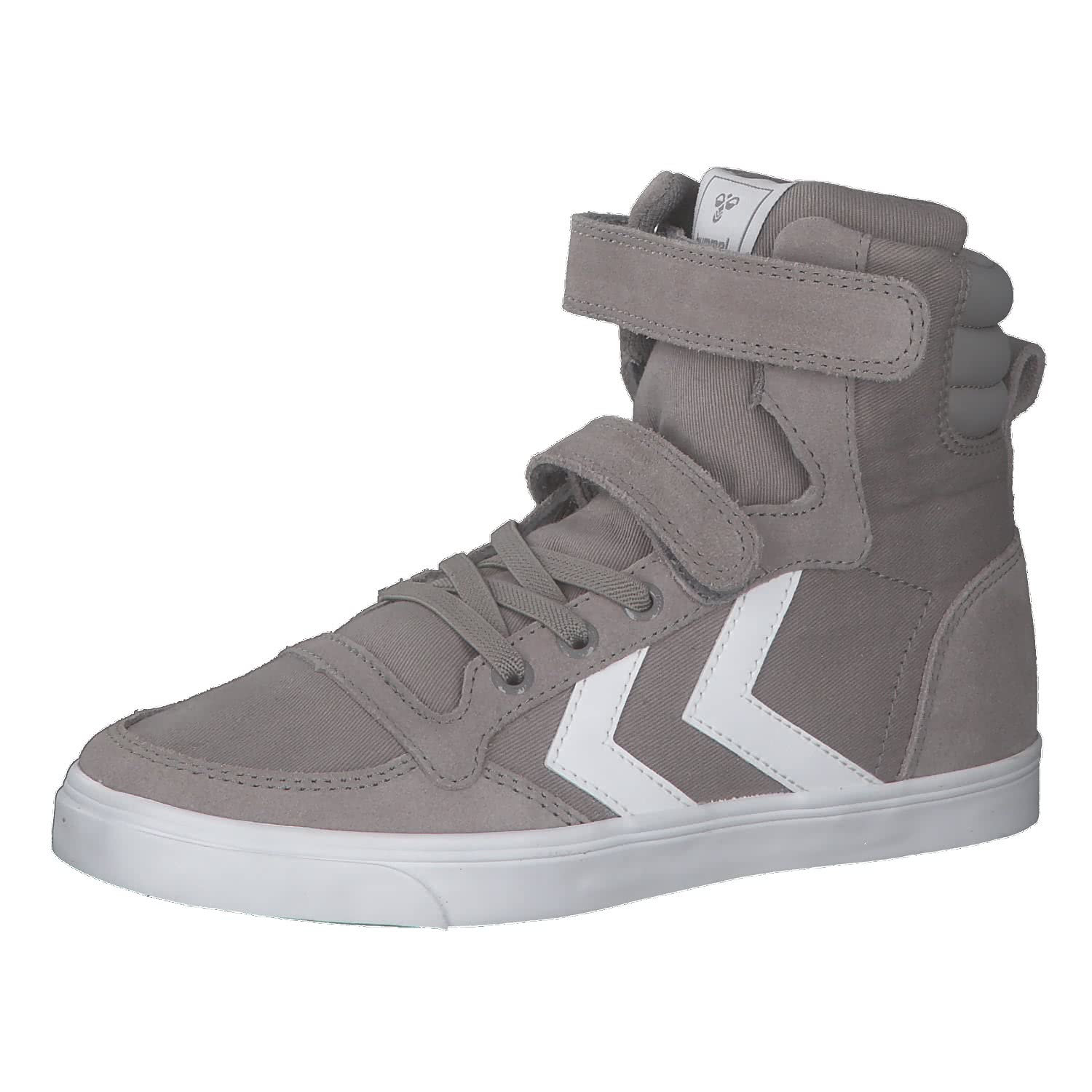 Hummel Unisex Kids? Slimmer Stadil High Jr Hi-Top Trainers, Grey (Frost Grey 2094), 5 UK
