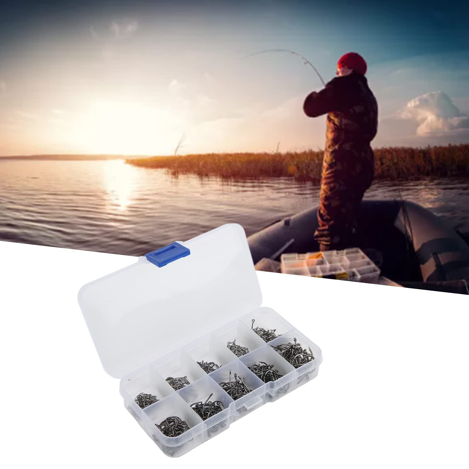 Lot De 500/100 Hameçons De Pêche Haut De Gamme – Pour Toutes Applications, En Acier