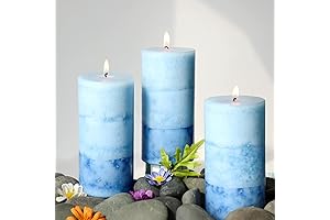 Fragrant Lilac Pillar Candles