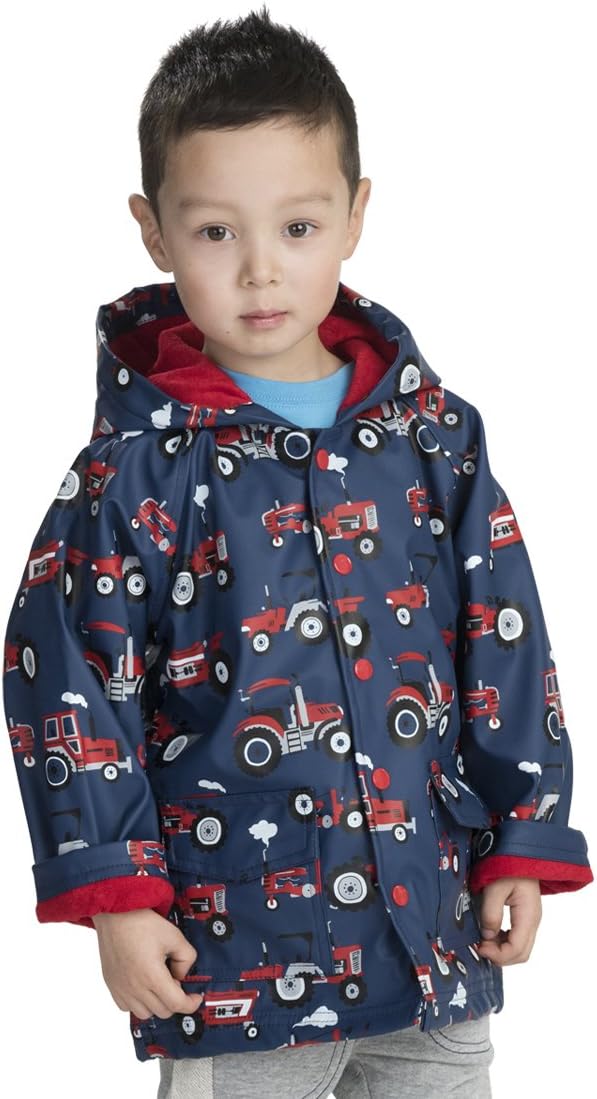 Boy's Printed Rain Jacket Raincoat