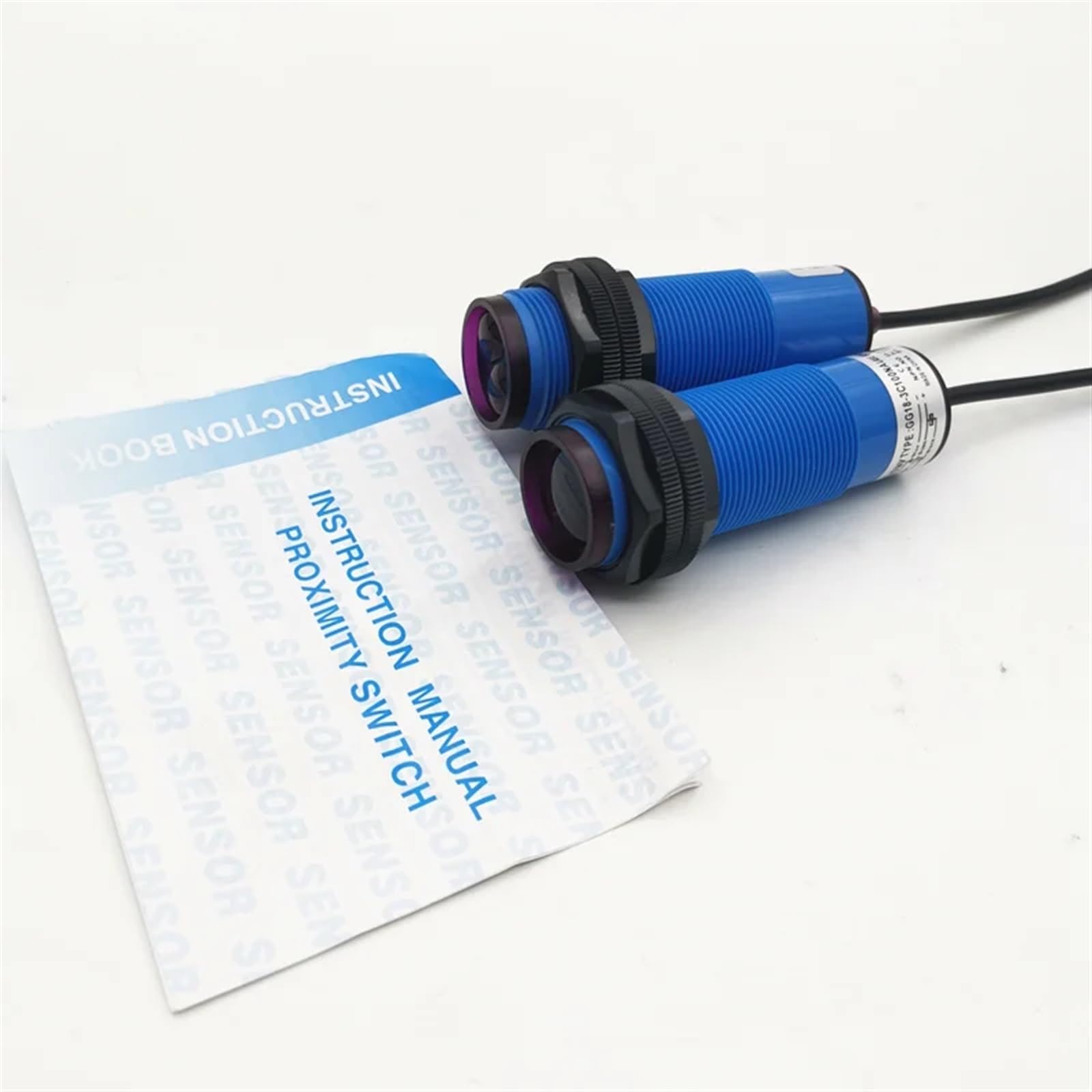 Sensore fotocellula M30 A fascio passante AC NO Interruttore sensore fotoelettrico Distanza 10 m for trasmettitore + ricevitore di controllo automazione