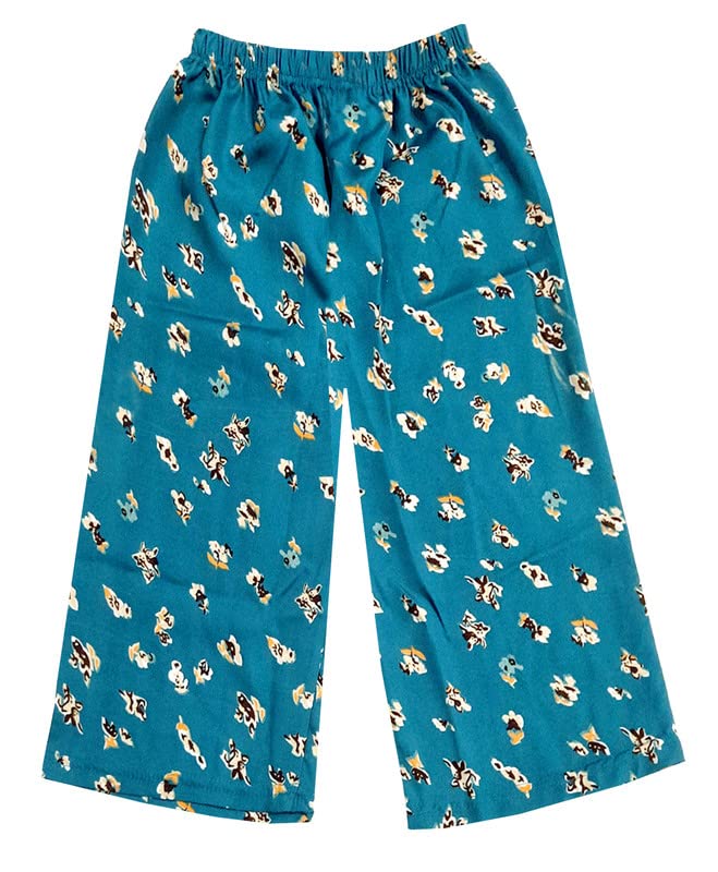 Image of IndiWeaves Girls Crepe Printed Loose Capri 3 /4th Pants (Pack of 3) Multicolor21