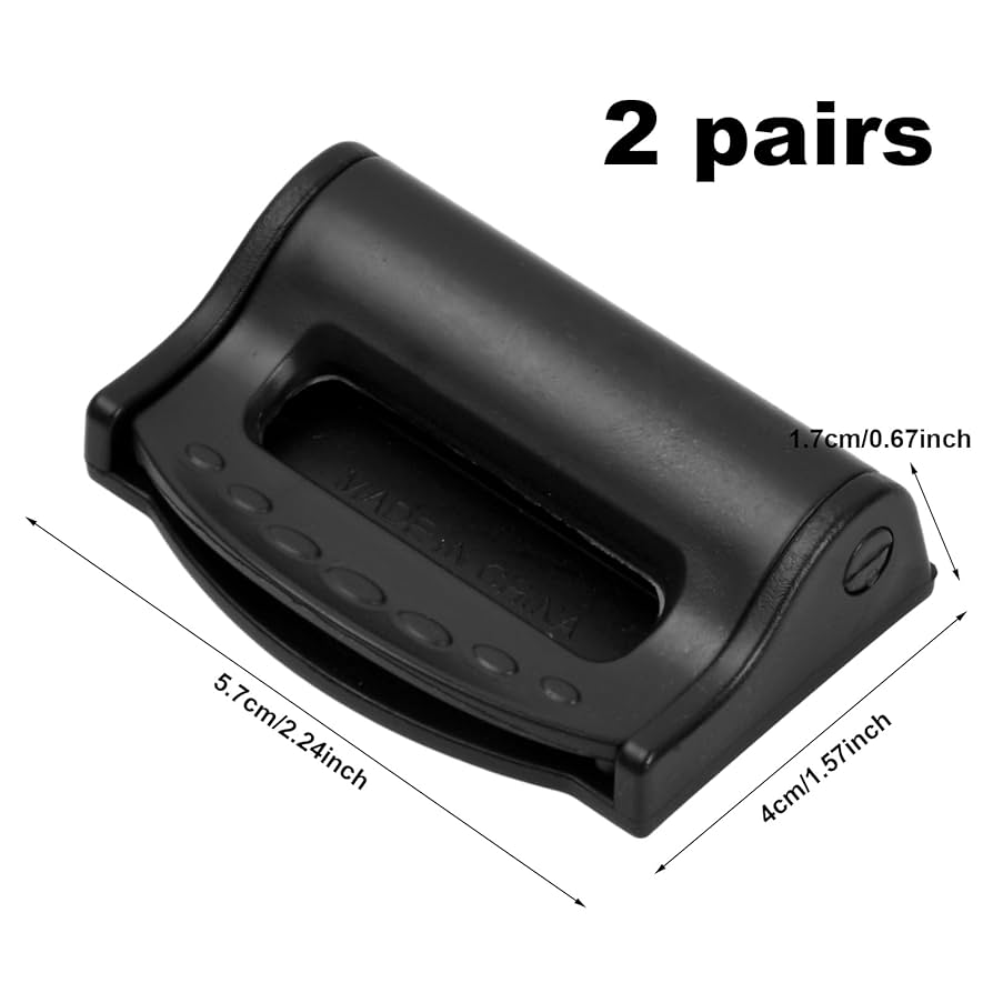 1pc/2pcs Car Seat Belt Fixing Clips, Car Seat Belt Stop Adjustment Clips, Car Seat Belt Clips, Car Shoulder Guard Accessorie