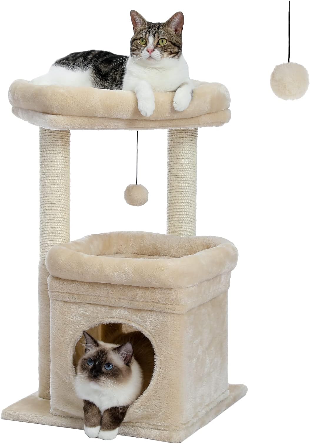 Go Pet Club 32" Corner Cat Tree Kitty Scratcher Kitten