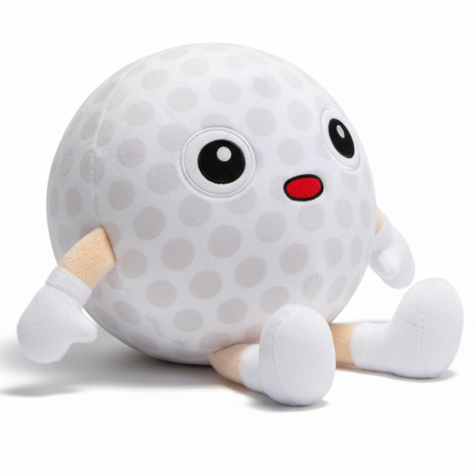 Soulchen Golf Pillow Plush Stuffed Animal Funny Plushies Toy Gift for Kids, 11 Inch Cute Soft Golf Throw Pillows with Arms Legs for Sports Fans Boys Girls Bed Room Decor Birthday Favors