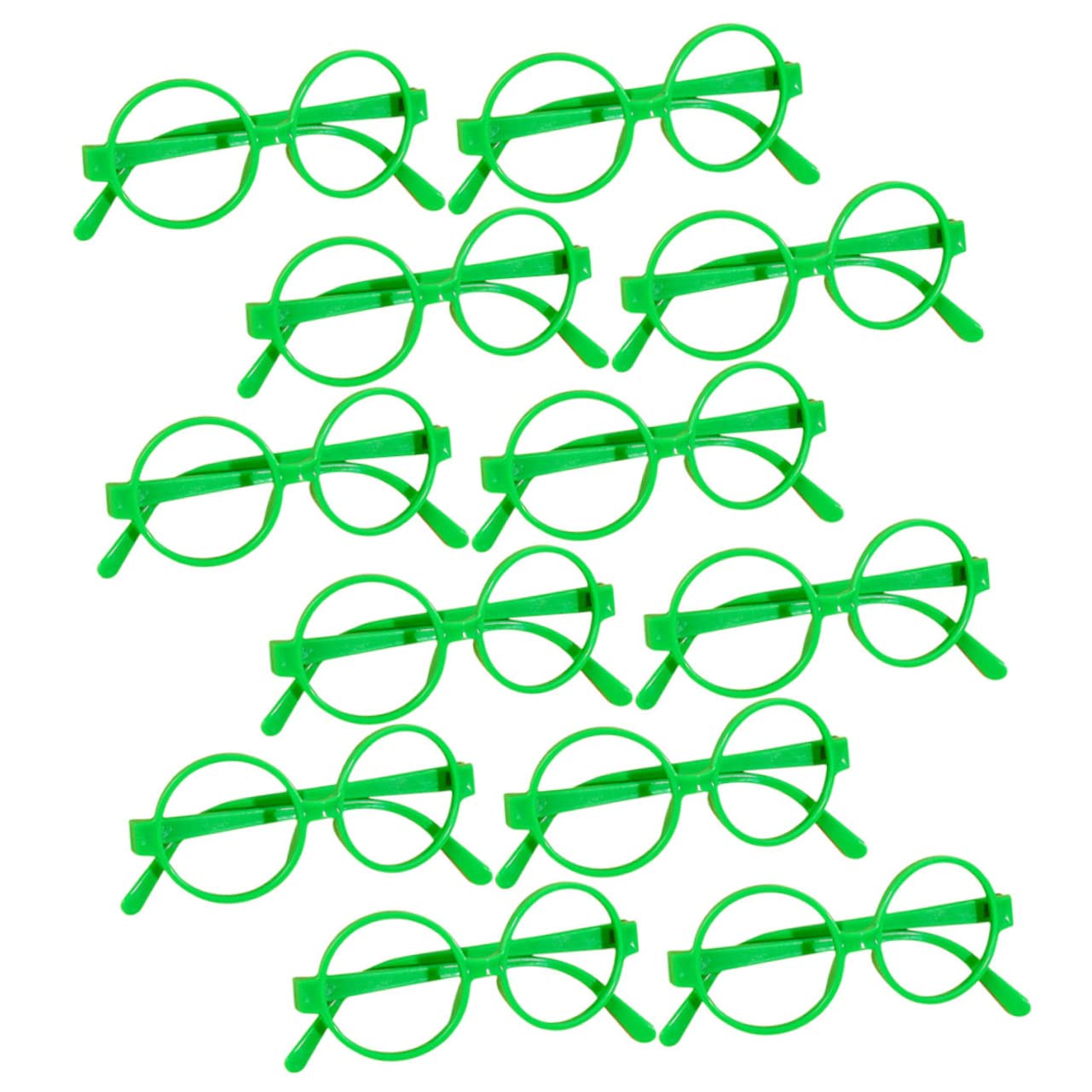 Gafas verde redondas para niños de plástico HANABASS con 30 accesorios 8