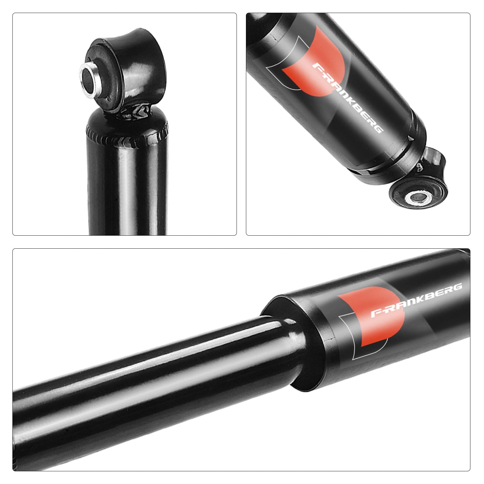 Frankberg 2x Ammortizzatori per sospensioni Ammortizzatori per telaio Posteriore sinistro destro 394mm Pressione del gas Compatibile con Punto Furgone/Compatto 188 Punto 188 Ypsilon 843 23473,310823