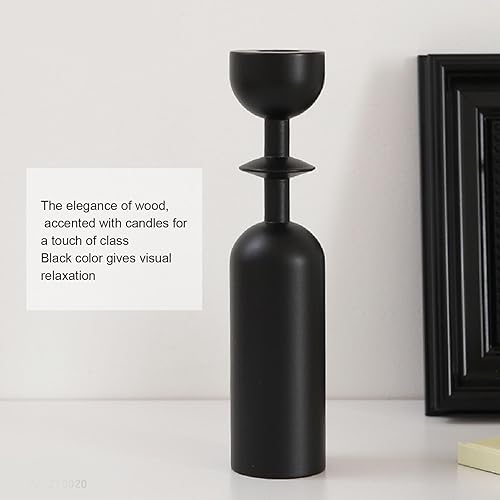 Miniatura 6 de Vin Wooden Candle Holder, ooden Candleand, Candle Holder for Table Center, d Candleth Classic Roman Column,