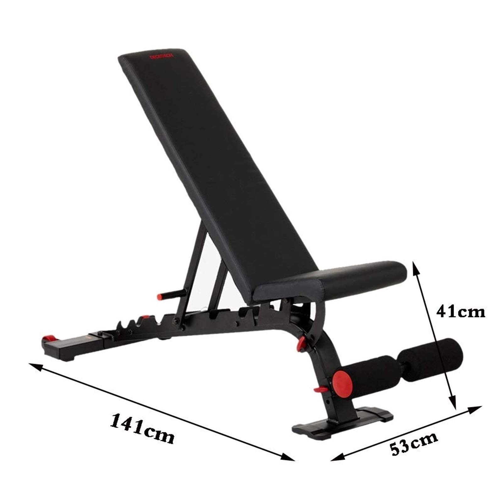 Panca con manubri Panca Pesi Regolabile Panca Piana/inclinata/declinata Panca da Allenamento per Esercizi Sit Up Attrezzatura da Palestra per casa per Allenamento Completo del Corpo