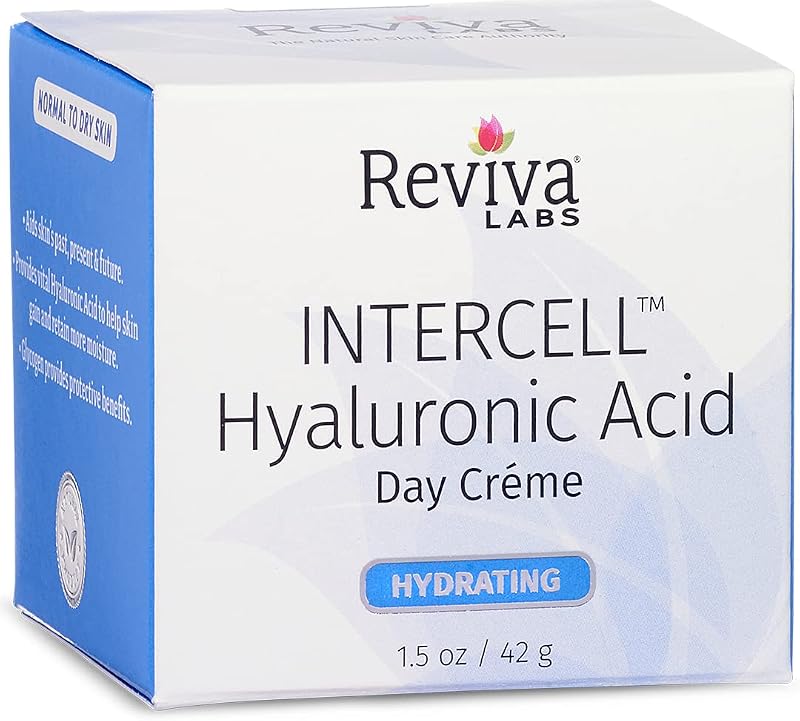 Reviva Labs Creme facial diurno com ácido hialurônico, 57 g