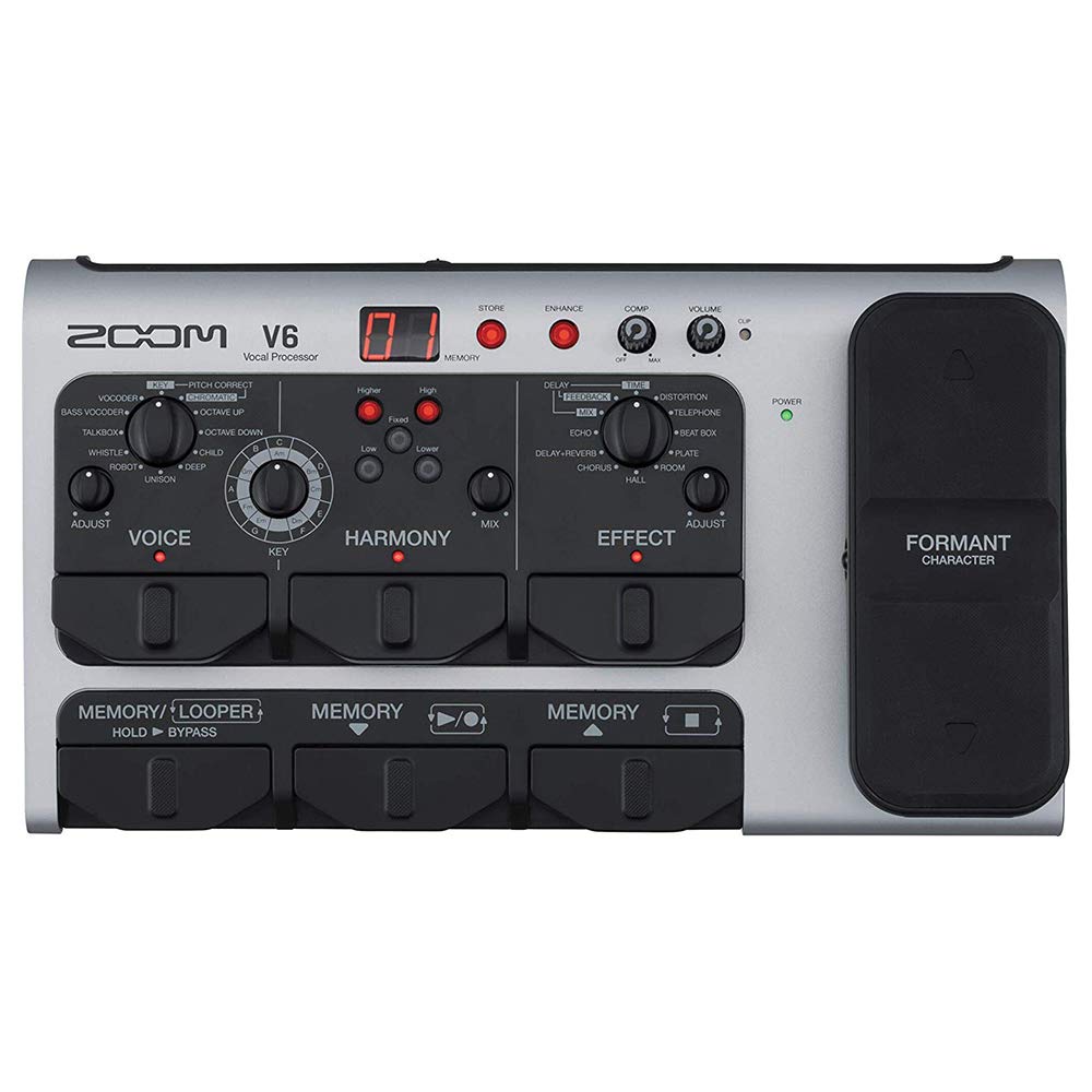 ボーカルエフェクター　ZOOM V6 Vocal Processor Amazon.com: ZOOM V6 Vocal Processor : Musical Instruments