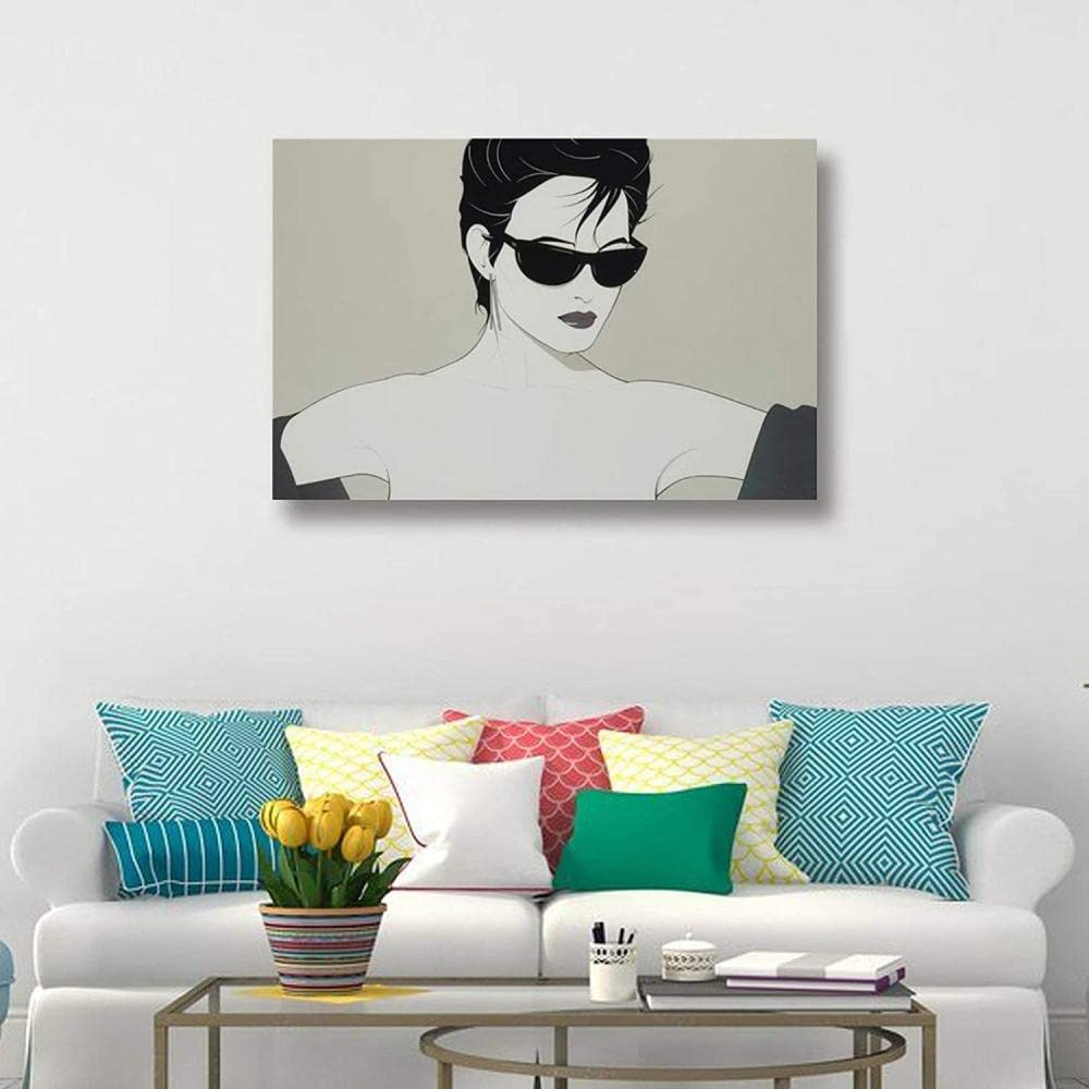 Amazon.co.jp: ファッション レディ ウィズ サングラス ポスター