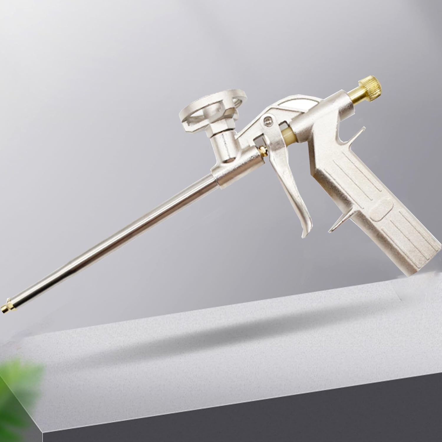 CINY Polyurethane Foam Gun, Metal Heavy Duty PU Expanding Foam Gun