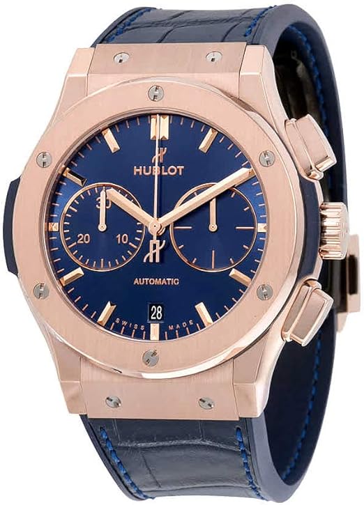 Amazon.com: Hublot Classic Fusion Automatic Blue Sunray Dial 18kt King Gold  Men's Watch 521.OX.7180.LR : Clothing, Shoes \u0026 Jewelry