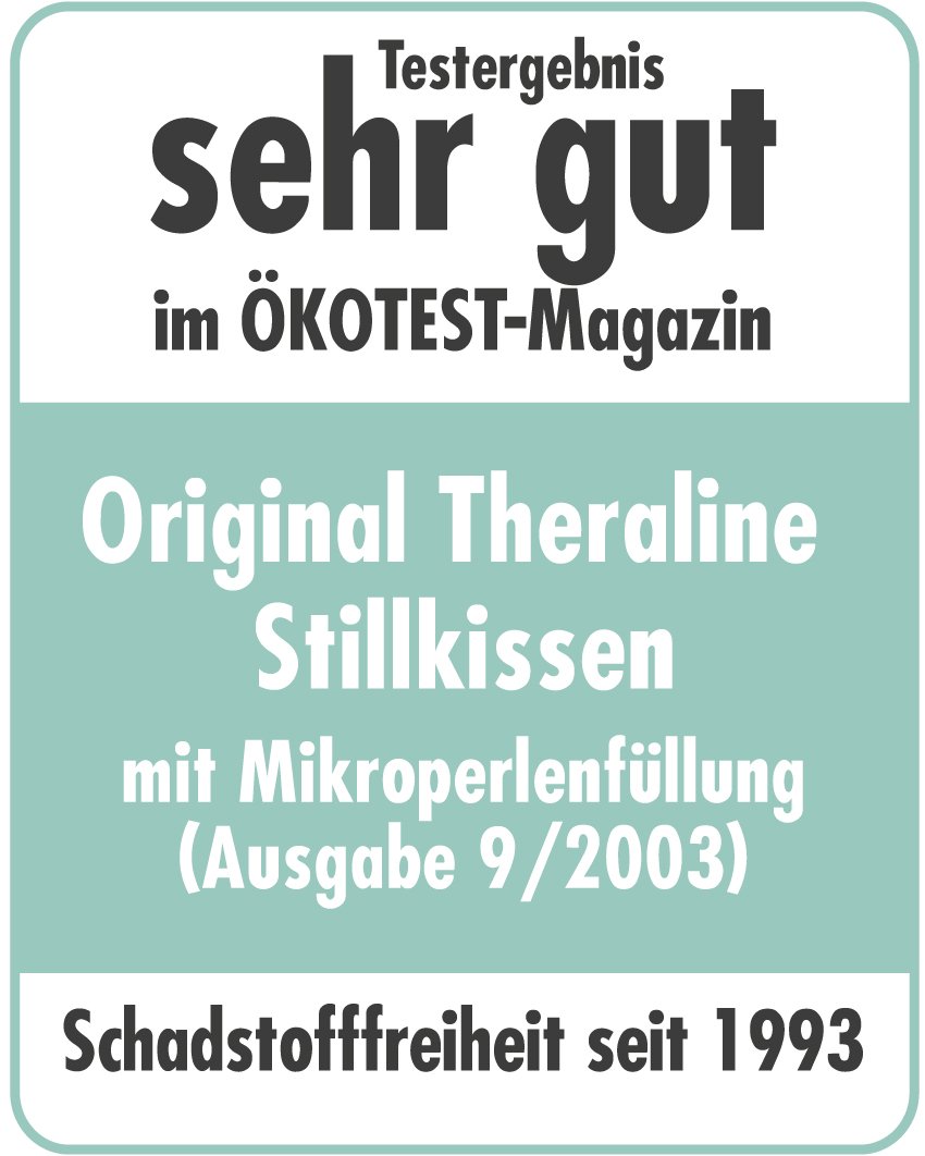 Theraline das Original-Stillkissen mit Mikroperlenfüllung inkl. Feinköperbezug, 32 Punkte Flieder