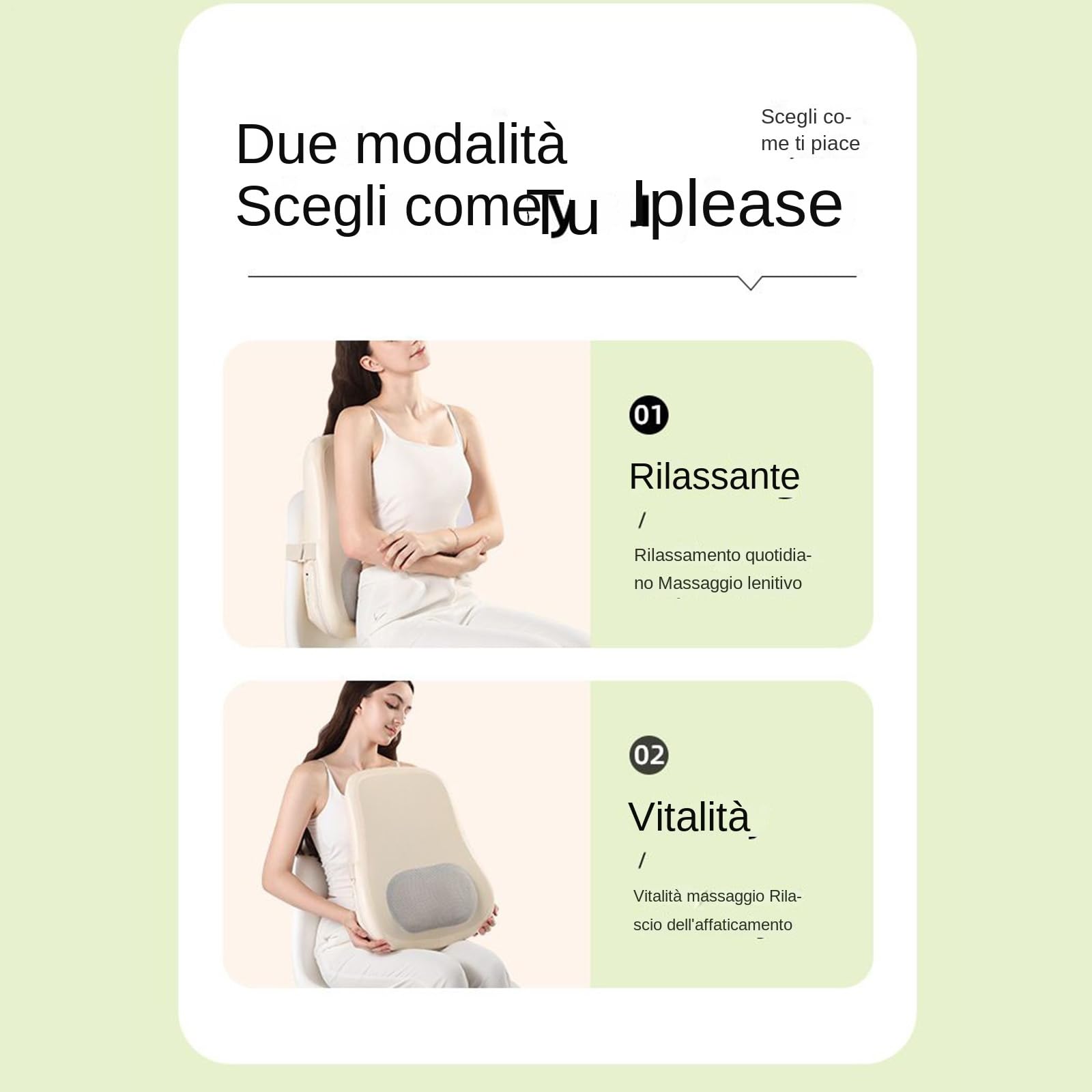 Massaggiatore per la schiena con calore: tecnologia del massaggiatore per