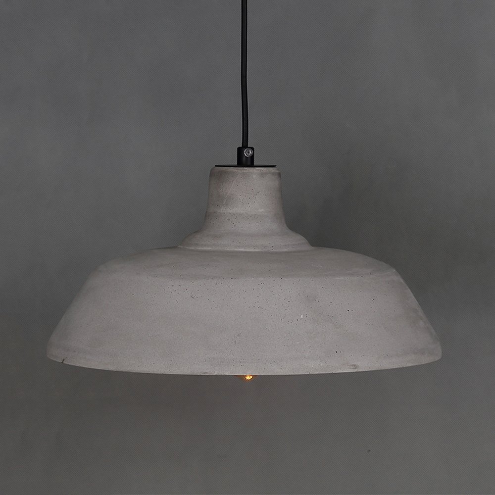 Plafonnier ciment E27 pour corriger les problèmes de hauteur sous plafond salon