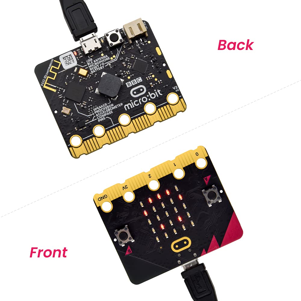 KEYESTUDIO BBC Micro:Bit Basic Starter Kit with V2.2 Microbit Board Graphical Programming STEM Kit