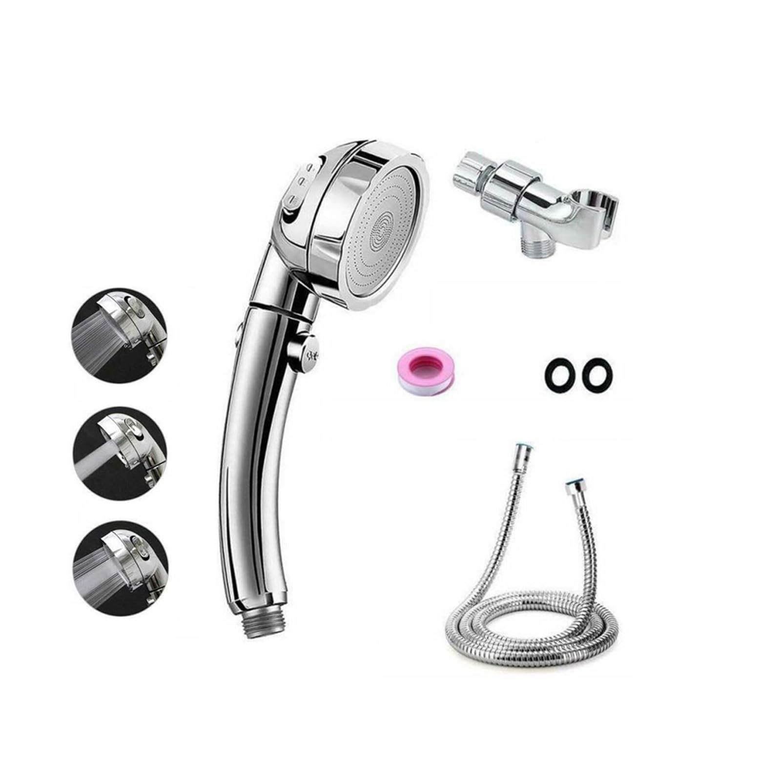 NYMFEA yaoqijie Soporte de Cabezal de Ducha de 360 ​​Grados, Ventosa Ajustable for baño, Montaje en Pared, Soporte de Ducha Potente, Base, Accesorios de baño Lasting (Color : B)