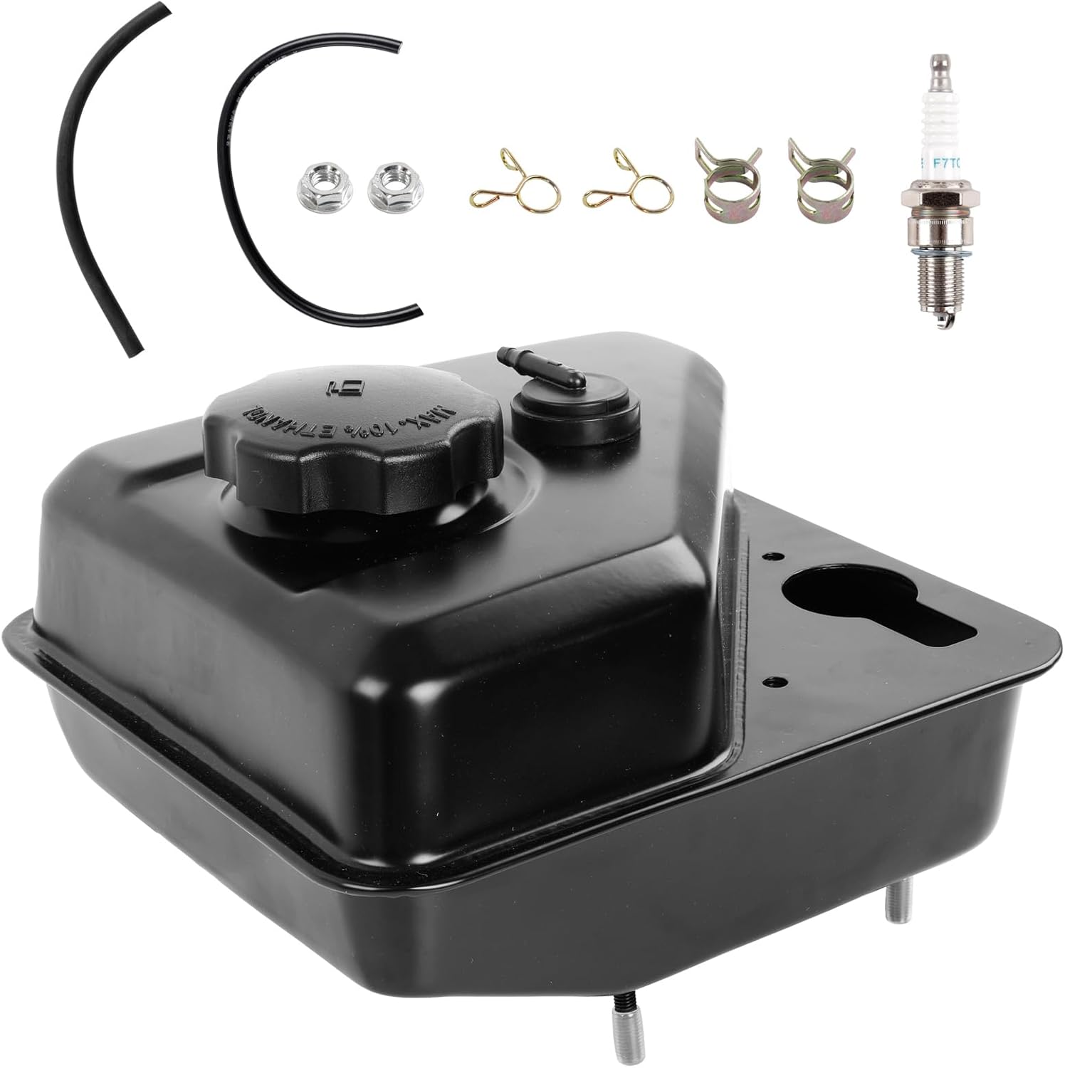 951-10796 Gas Fuel Tank with Roll Over Valve Compatible with MTD Cub Cadet Garden Tiller FT24 RT35 RT45 RT65 170-LU/TU/VU/CU 208CC OHV Engine. Part Numbers 751-10796,751-12159,751-14077,951-14077