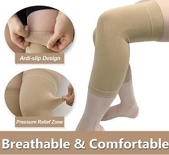 Compression Knee Sleeve Protector for Aching Knees, Patellar Tendonitis