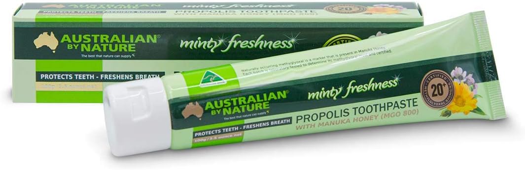 Amazon Co Jp Australian By Nature オーストラリアンバイネーチャー プロポリス マヌカハニー 歯磨き粉 100g 海外直送 ドラッグストア