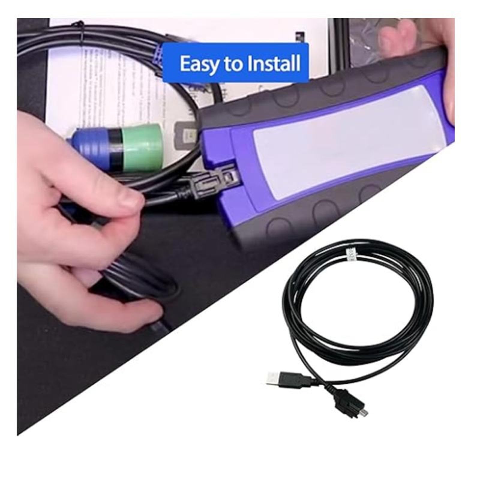 Cable de diagnóstico profesional, adecuado para dispositivos Nexiq USB Link 2, análisis de camiones, herramienta de escáner de motor USB 2.0, Plug Play, cable de diagnóstico Plug Play