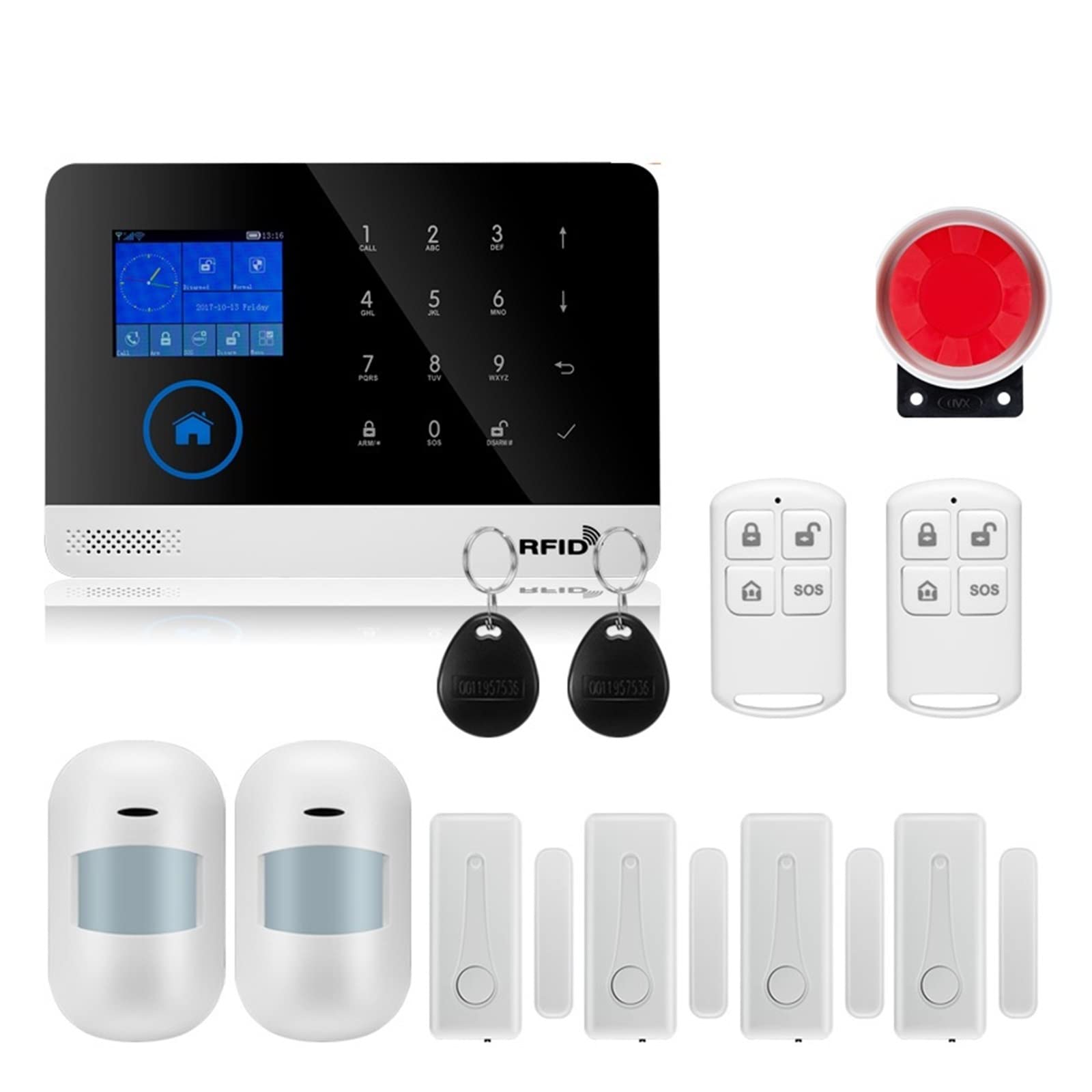 Alarme Intelligente Tuya GSM pour sécuriser la maison au quotidien via smartphone