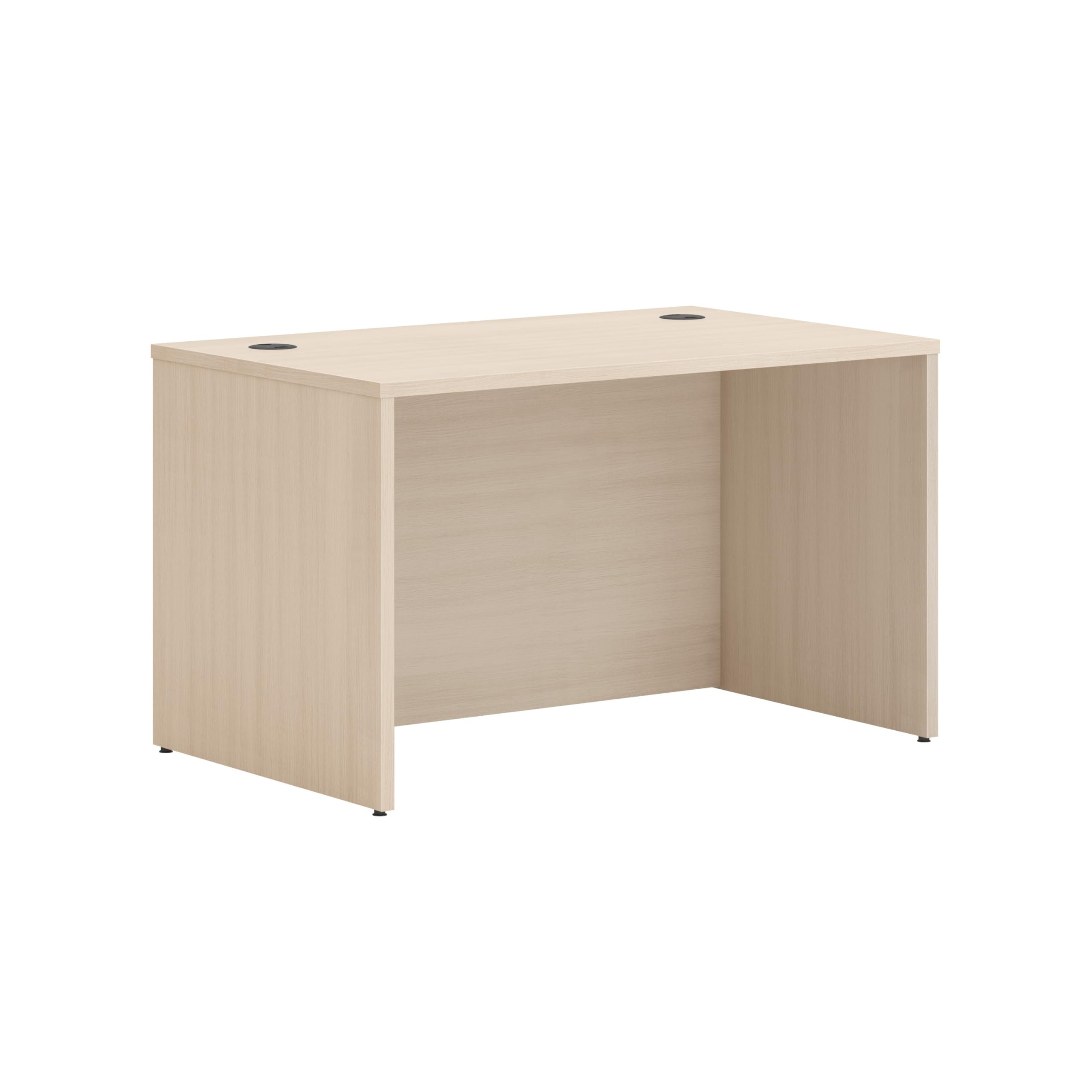 HON MOD Executive Desk 48-Inch Large Computer Desk Shell, Thick Wooden Laminate, Modern Table with Cord Management, 48'W x 30'D x 29'H, Desert Oak